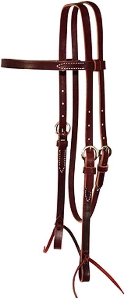 Circle Y Latigo Single Ply 5 8in Headstall Horse