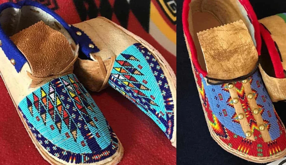 Handmade Beaded Moccasins