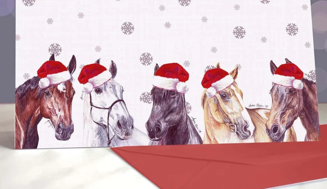 Spread Holiday Cheer with Equine Christmas Cards