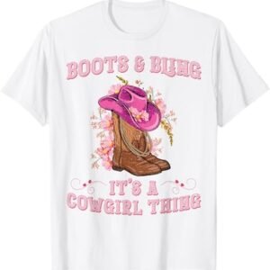 Boots and Bling its a Cowgirl Thing Rodeo Love Country Girls T-Shirt